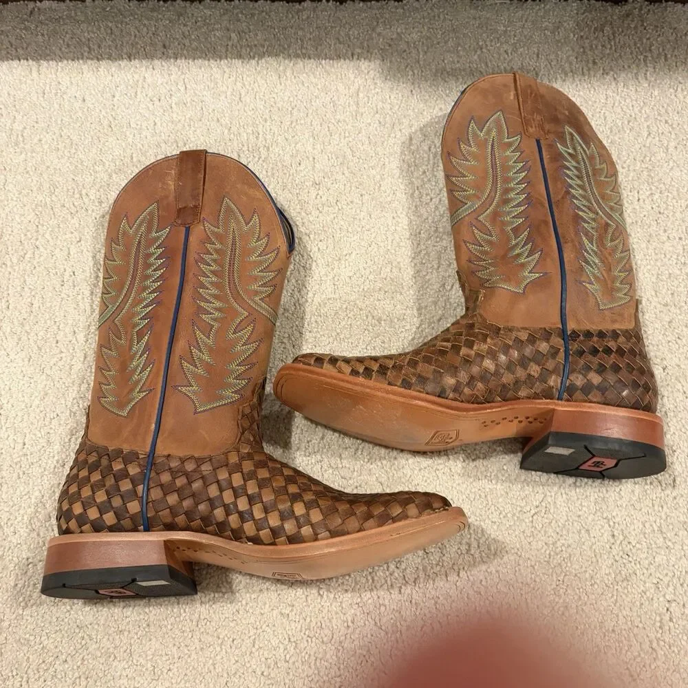 Try On Demo Horse Power Men’s Unbeweavable Western Boots Leather HP1758 Size 9.5